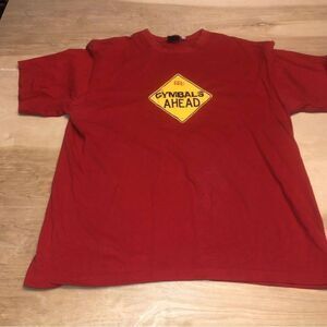 Vintage Meinl Percussion Cymbals Ahead T-Shirt Drums Advertising XL‎